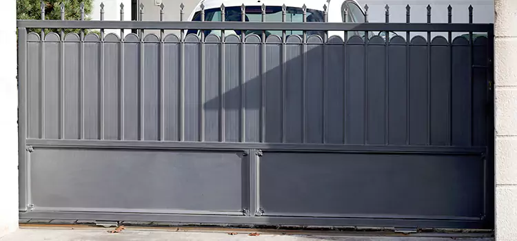 Metal Driveway Gate Installation Austin